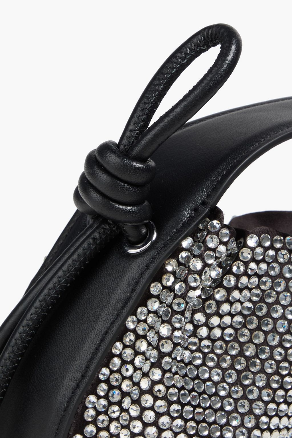 3.1 PHILLIP LIM حقيبة توت بفن الأوريغامي من الساتان مزينة بالكريستال