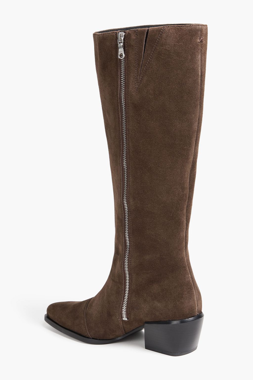 RAG & BONE Kniehohe Stiefel „Joni“ aus Veloursleder