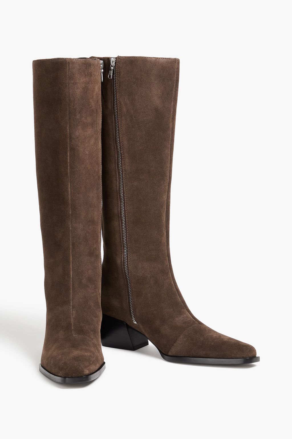 RAG & BONE Kniehohe Stiefel „Joni“ aus Veloursleder