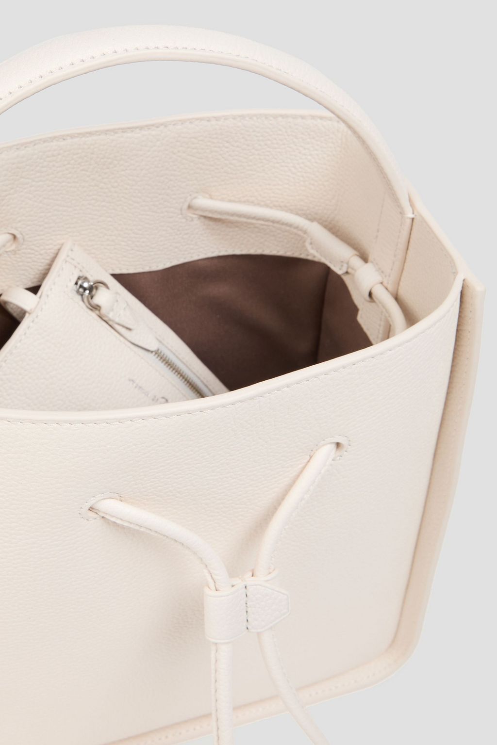 3.1 PHILLIP LIM Soleil small pebbled-leather bucket bag
