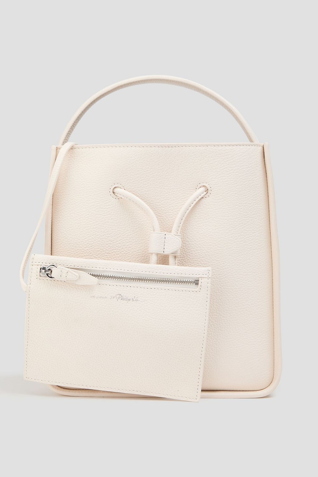 3.1 PHILLIP LIM Soleil small pebbled-leather bucket bag