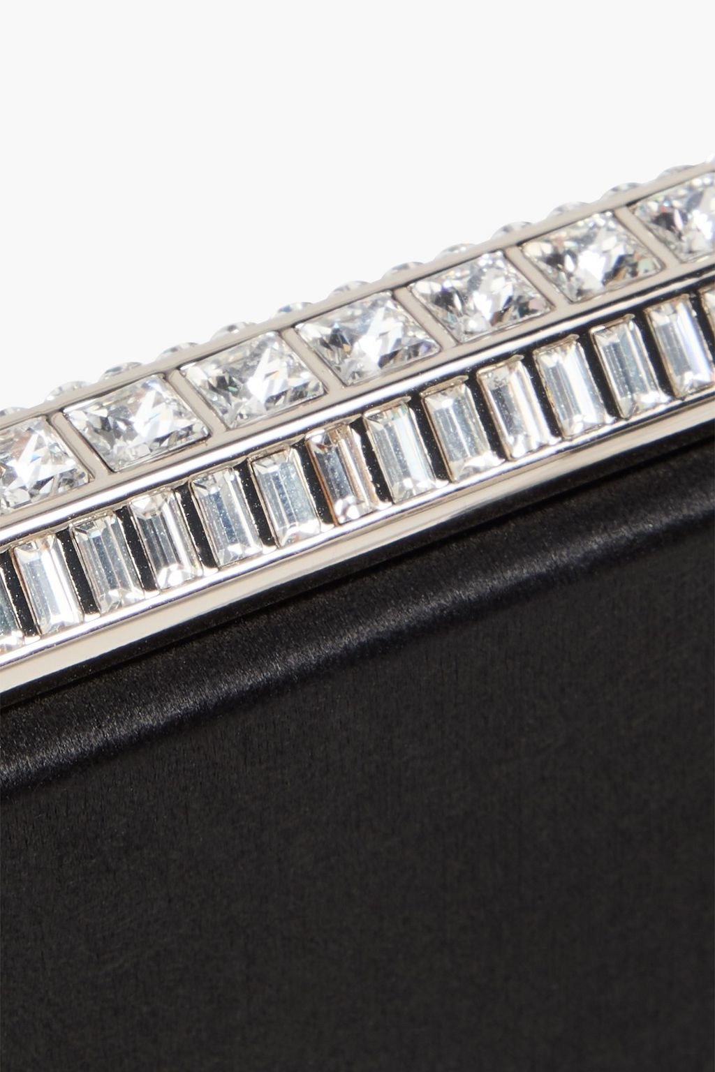 JUDITH LEIBER COUTURE Grace crystal-embellished satin box clutch