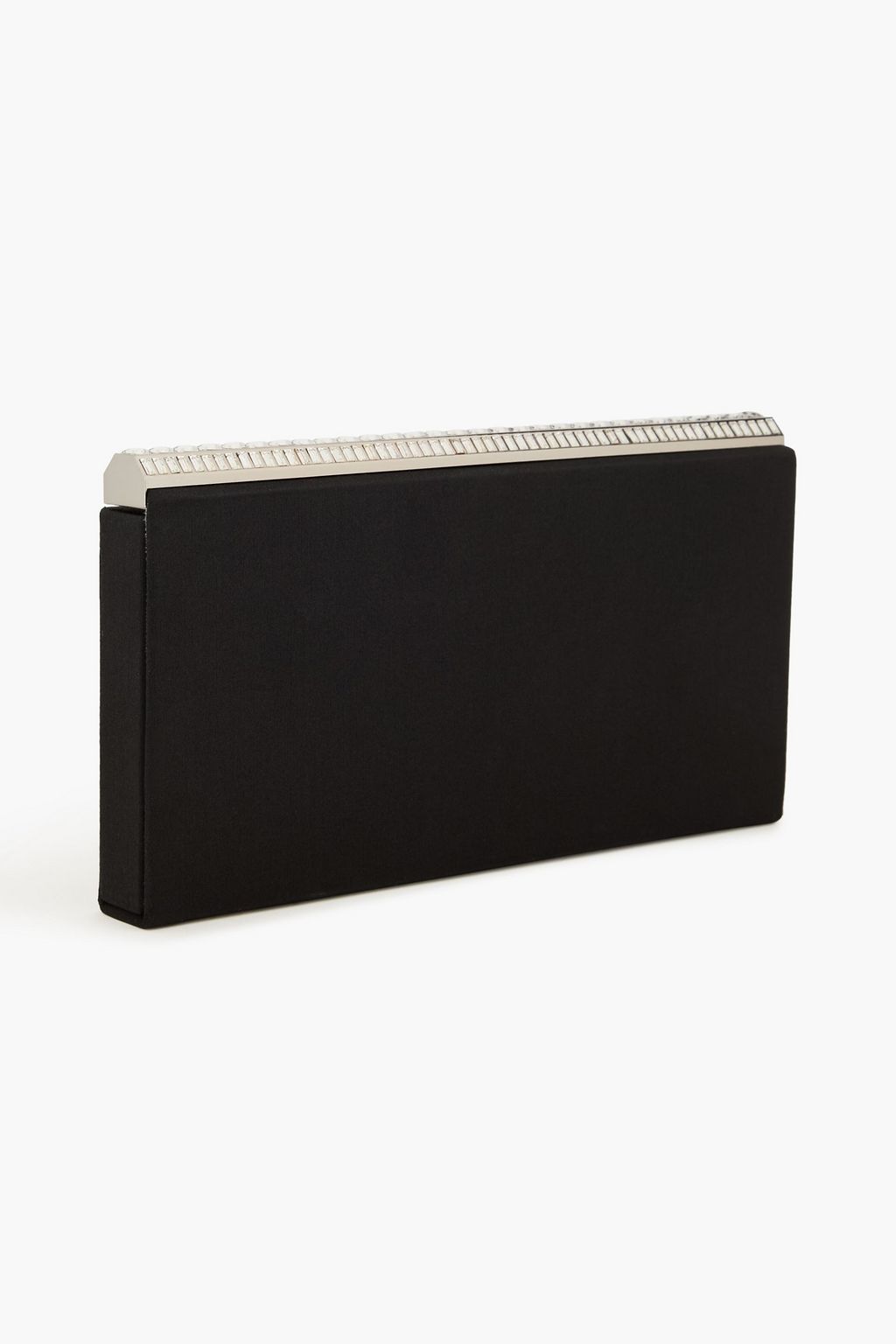 JUDITH LEIBER COUTURE Grace crystal-embellished satin box clutch