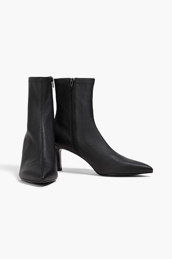 RAG & BONE حذاء بوت بطول الكاحل "بريت" من الجلد المطاطي
