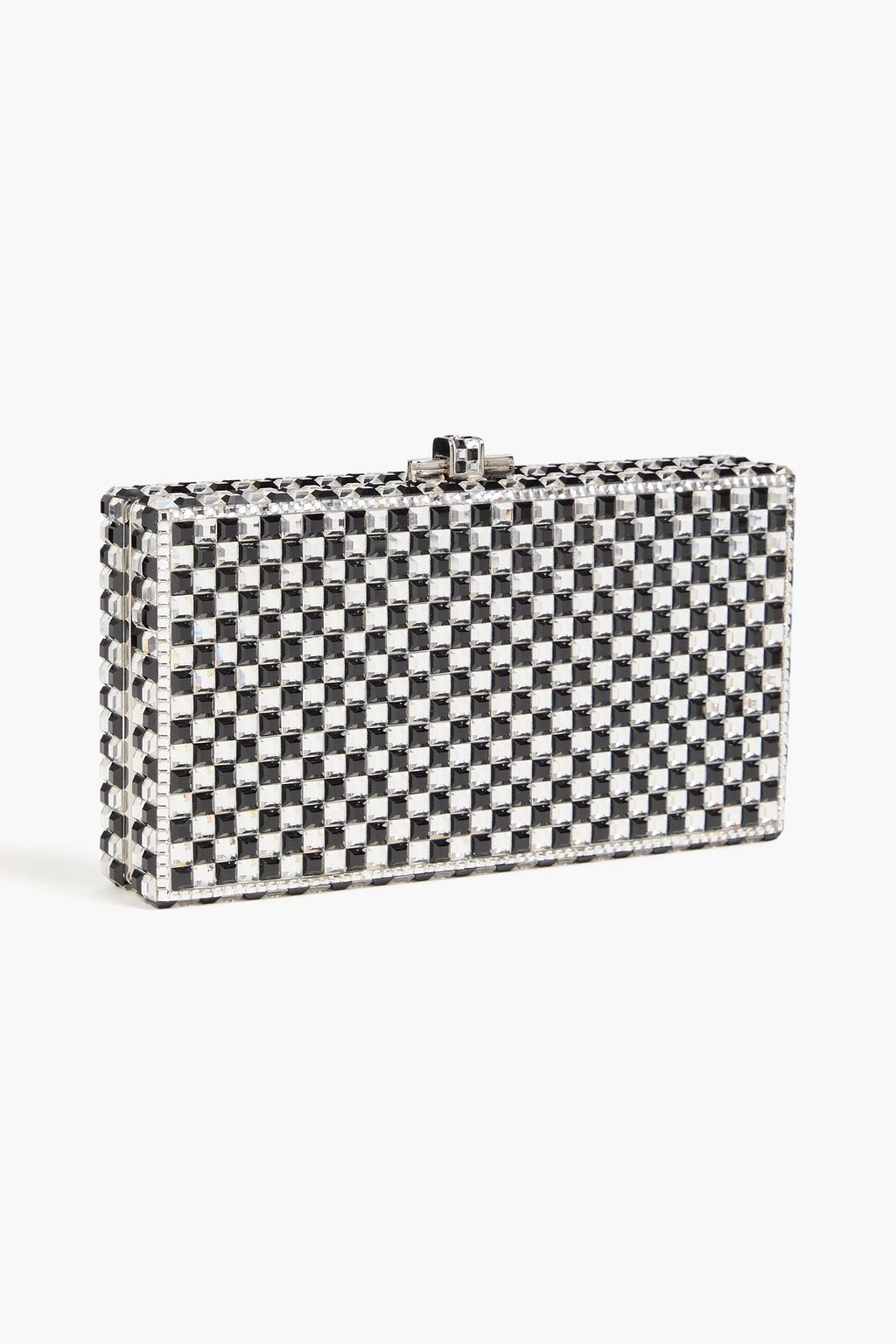 JUDITH LEIBER COUTURE Crystal-embellished box clutch