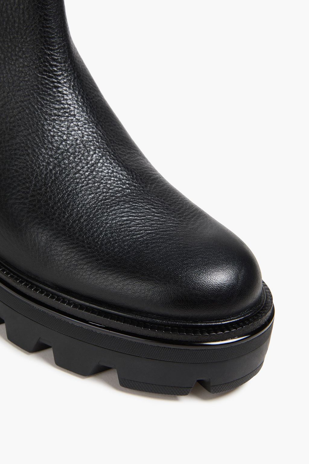 RAG & BONE بوت تشيلسي "كوين" بنعل سميك من الجلد المُحبّب