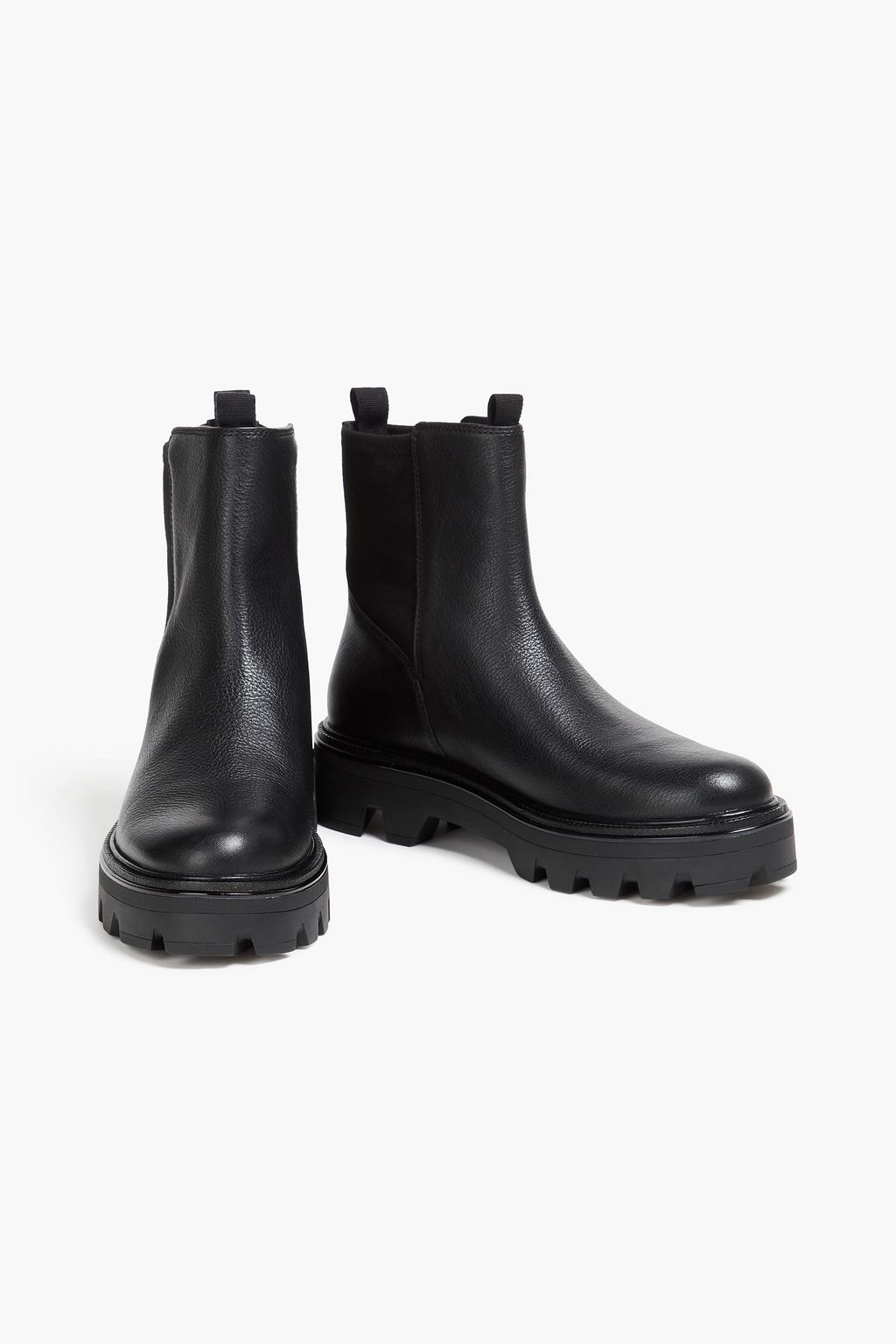 RAG & BONE بوت تشيلسي "كوين" بنعل سميك من الجلد المُحبّب