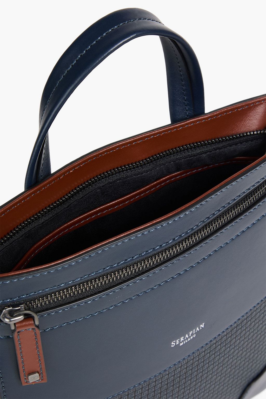 SERAPIAN Leather messenger bag