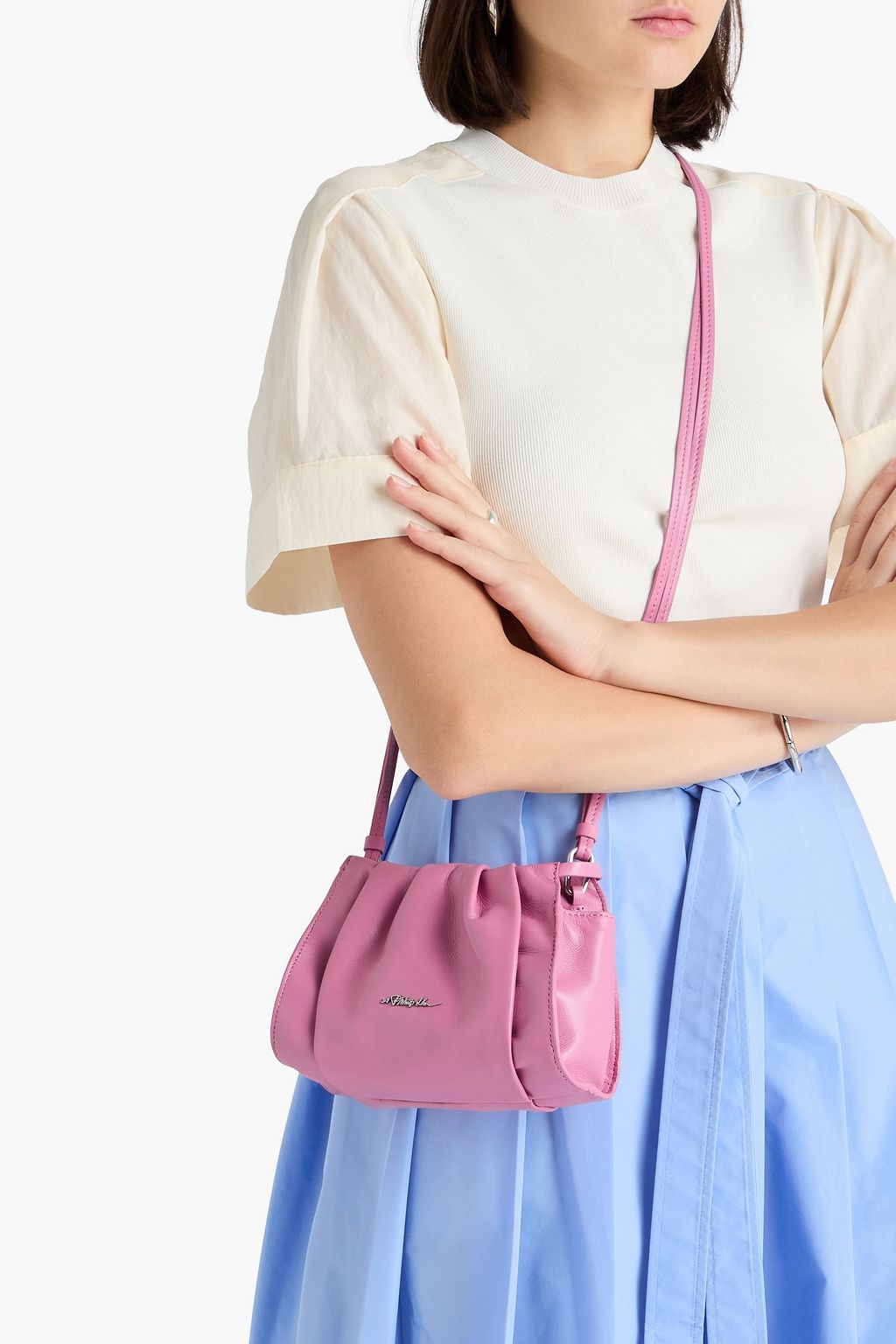 3.1 PHILLIP LIM Blossom pleated leather cross-body bag