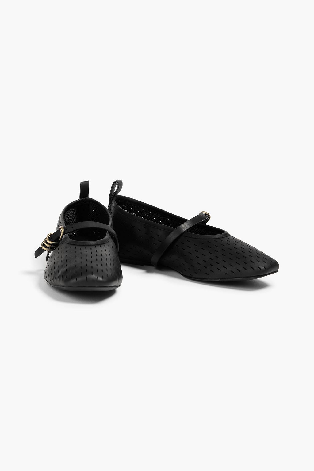 RAG & BONE Spire perforated leather Mary Jane flats