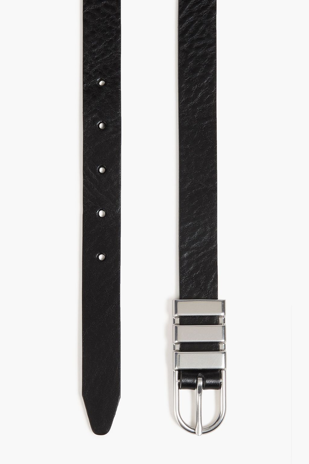 RAG & BONE Pebbled-leather belt