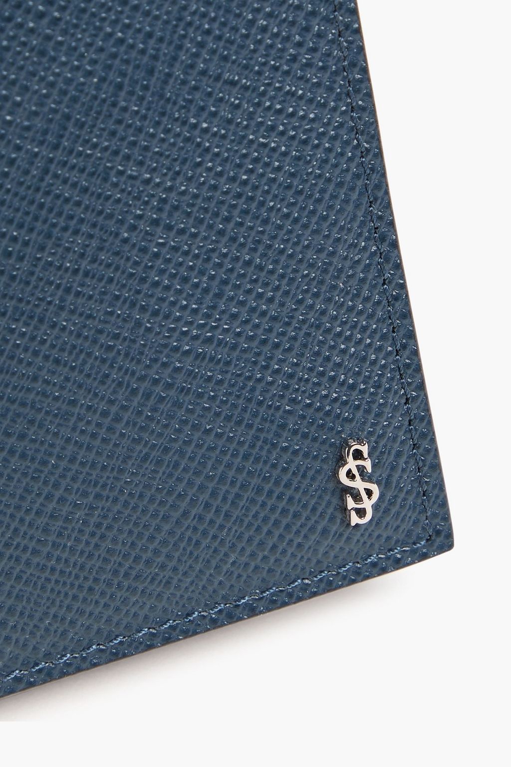 SERAPIAN Textured-leather wallet