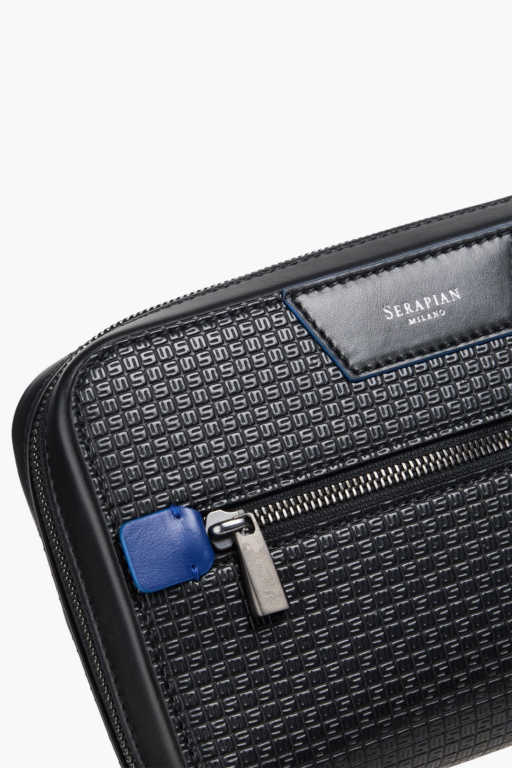 SERAPIAN Textured pouch