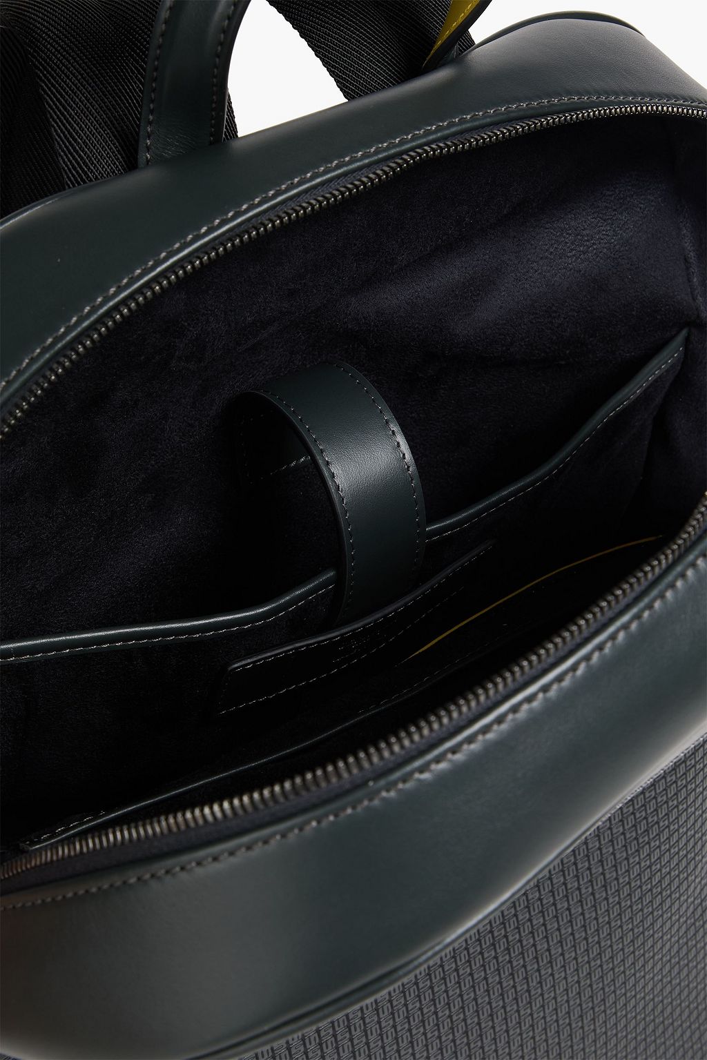 SERAPIAN حقيبة ظهر "ستيفان" من الجلد بملمس نافر