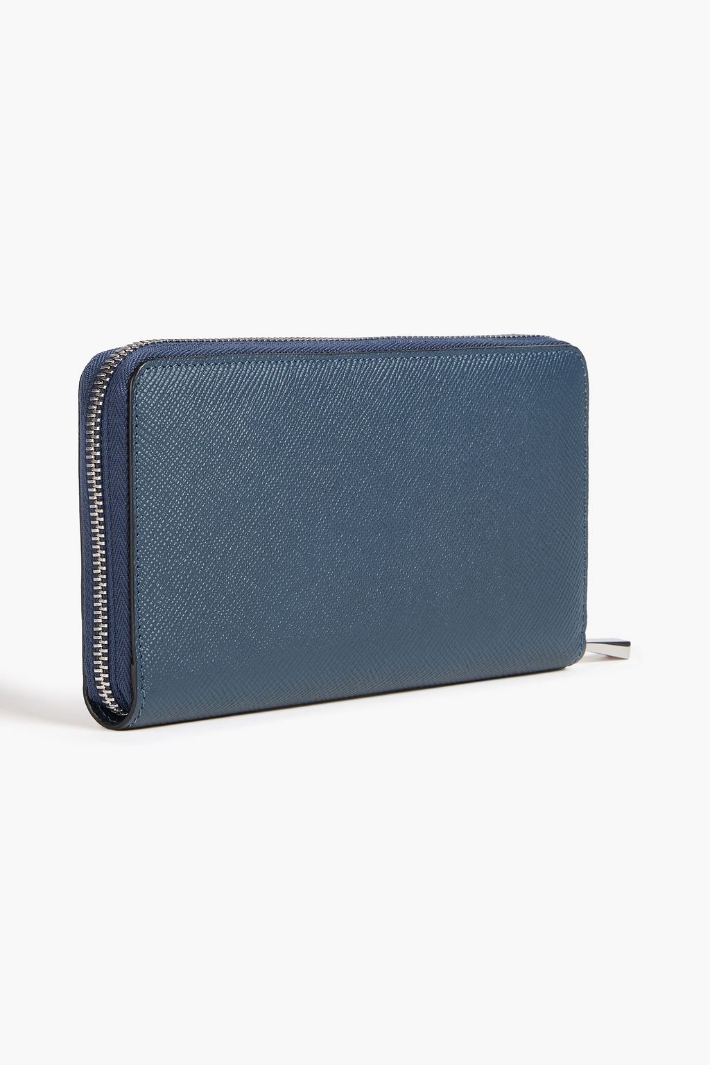 SERAPIAN Textured-leather continental wallet