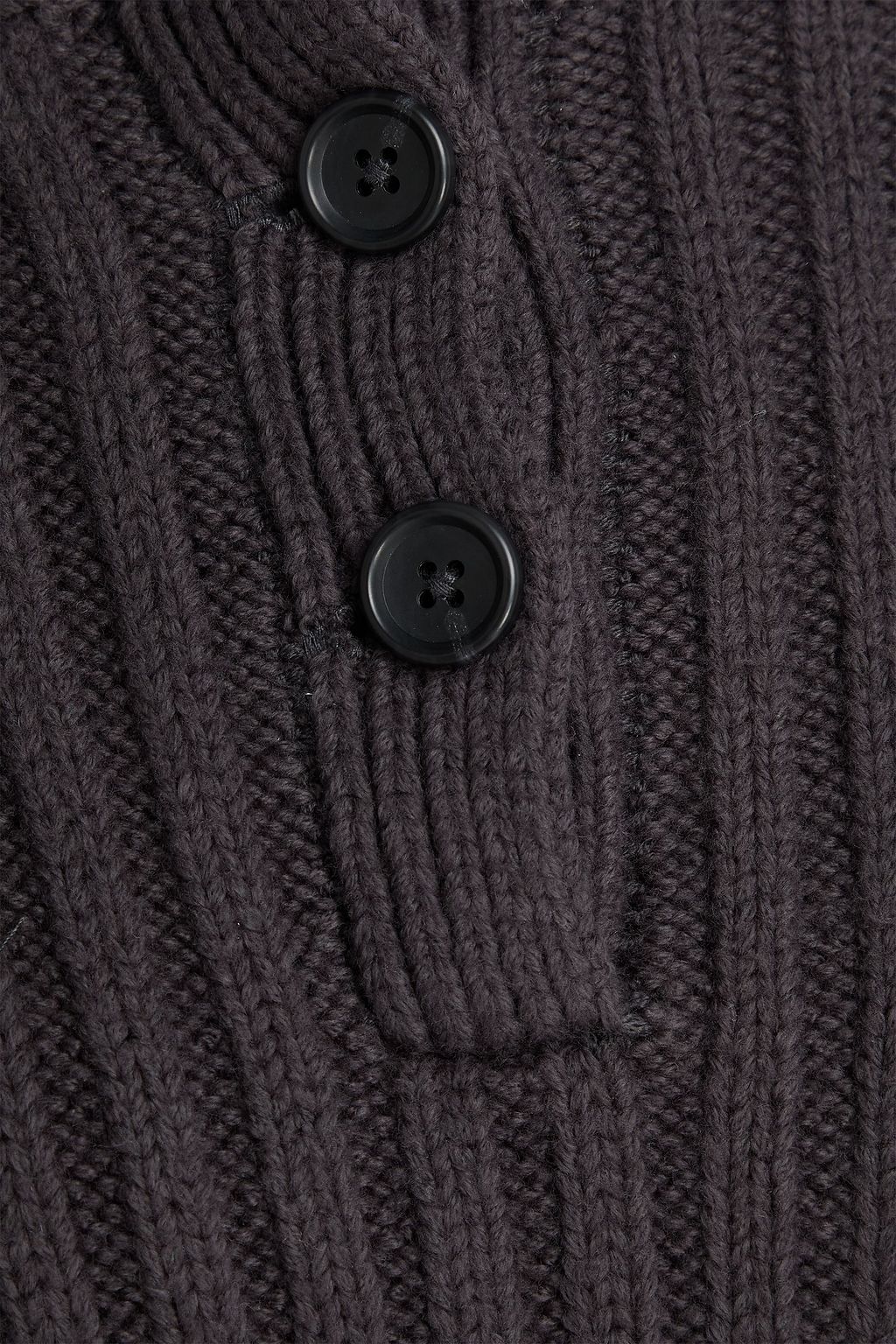 JAMES PERSE Gerippter Rollkragenpullover aus einer Baumwollmischung