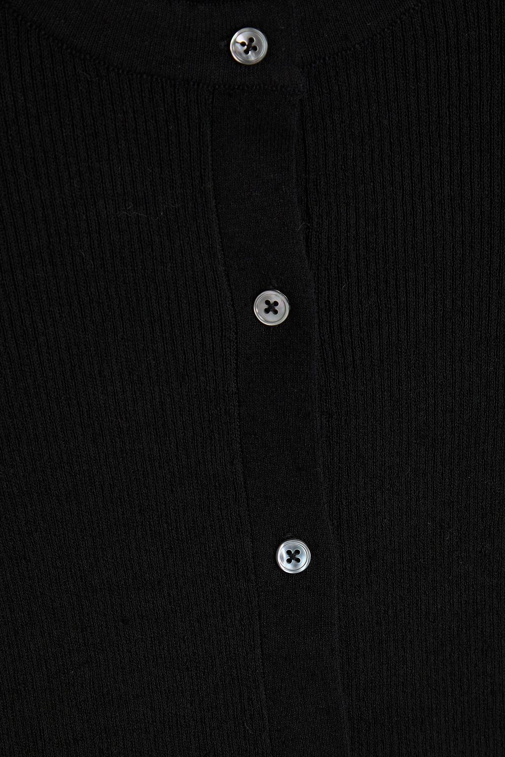 JAMES PERSE Ribbed linen-blend jersey cardigan