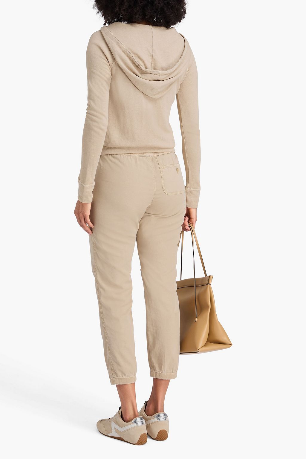 JAMES PERSE French cotton-terry hoodie