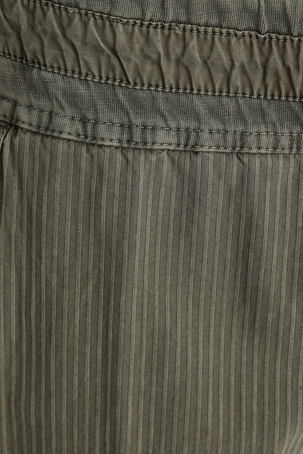 JAMES PERSE Striped cotton and lyocell-blend twill cargo pants