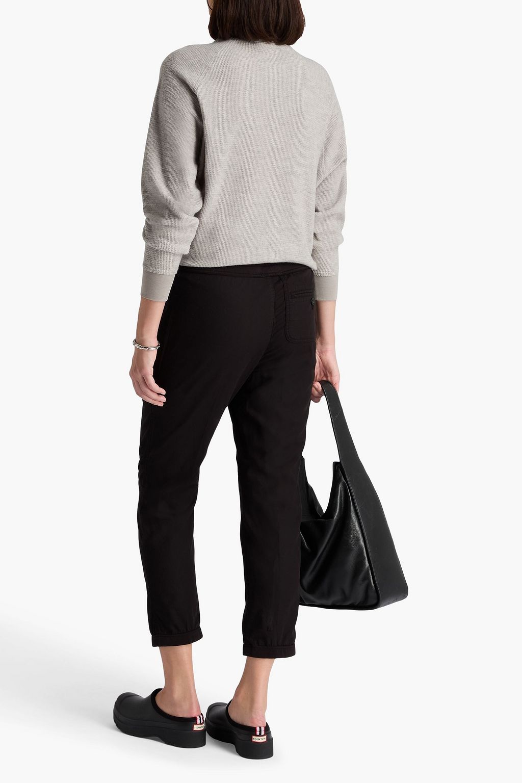 JAMES PERSE Cotton-twill track pants