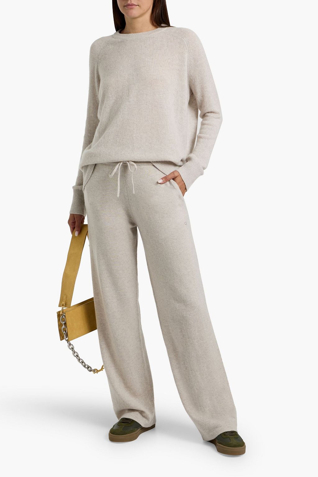 CHINTI & PARKER Cashmere wide-leg pants