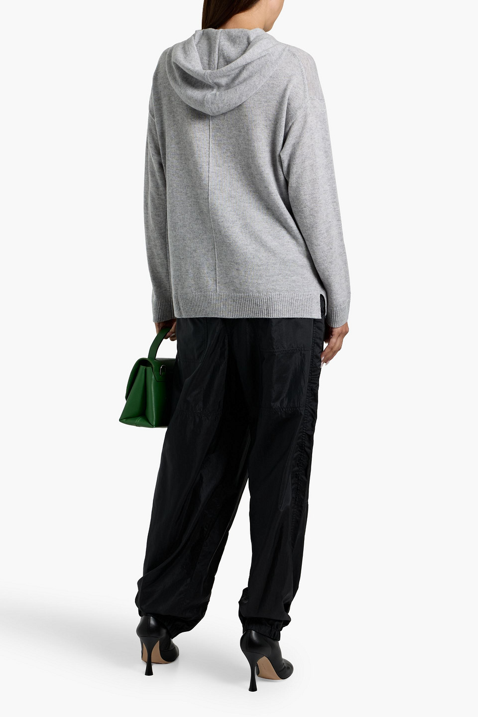 Chinti & Parker Wool And Cashmere-blend Hoodie In Gray