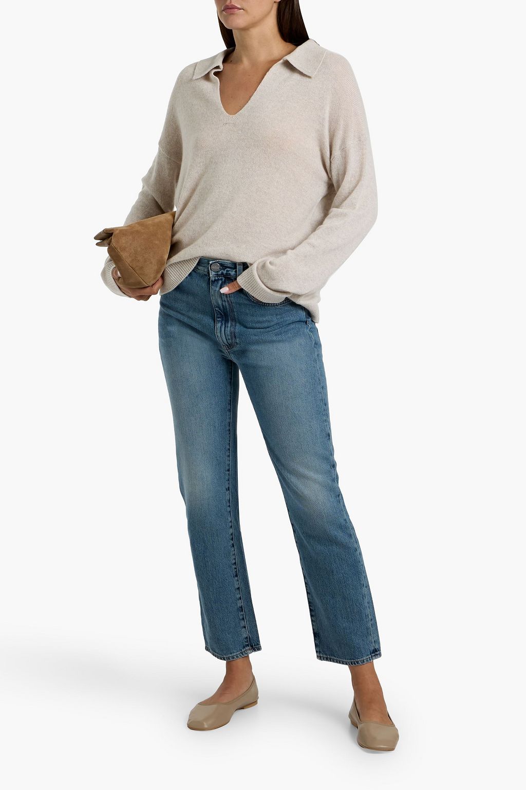 CHINTI & PARKER Cashmere polo sweater