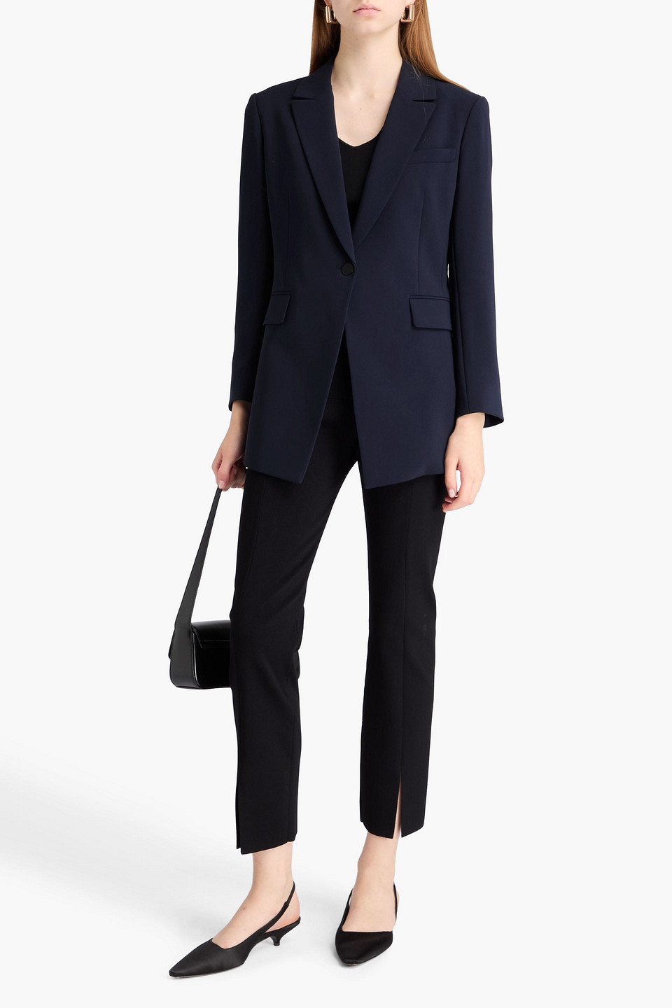  Theory - Crepe Blazer - Blue - Us 4 