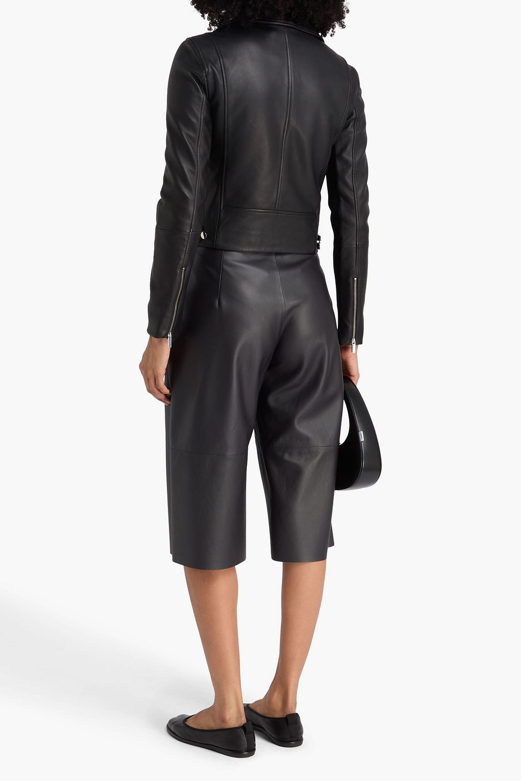 THEORY Leather biker jacket
