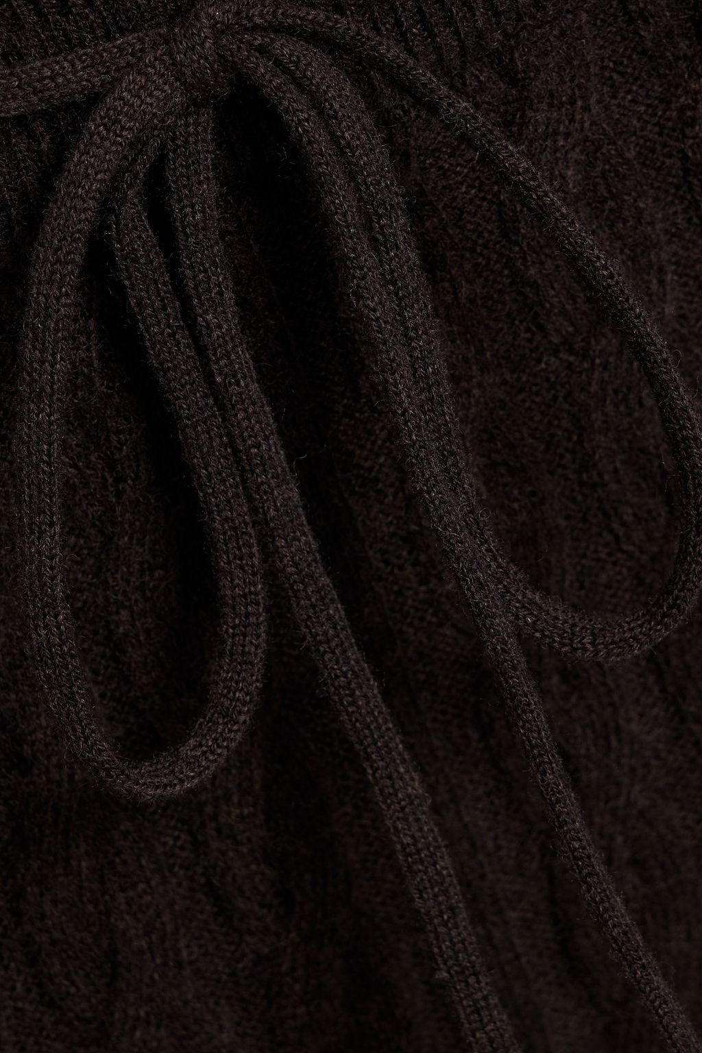 TOTEME Cable-knit wool and cashmere-blend shorts