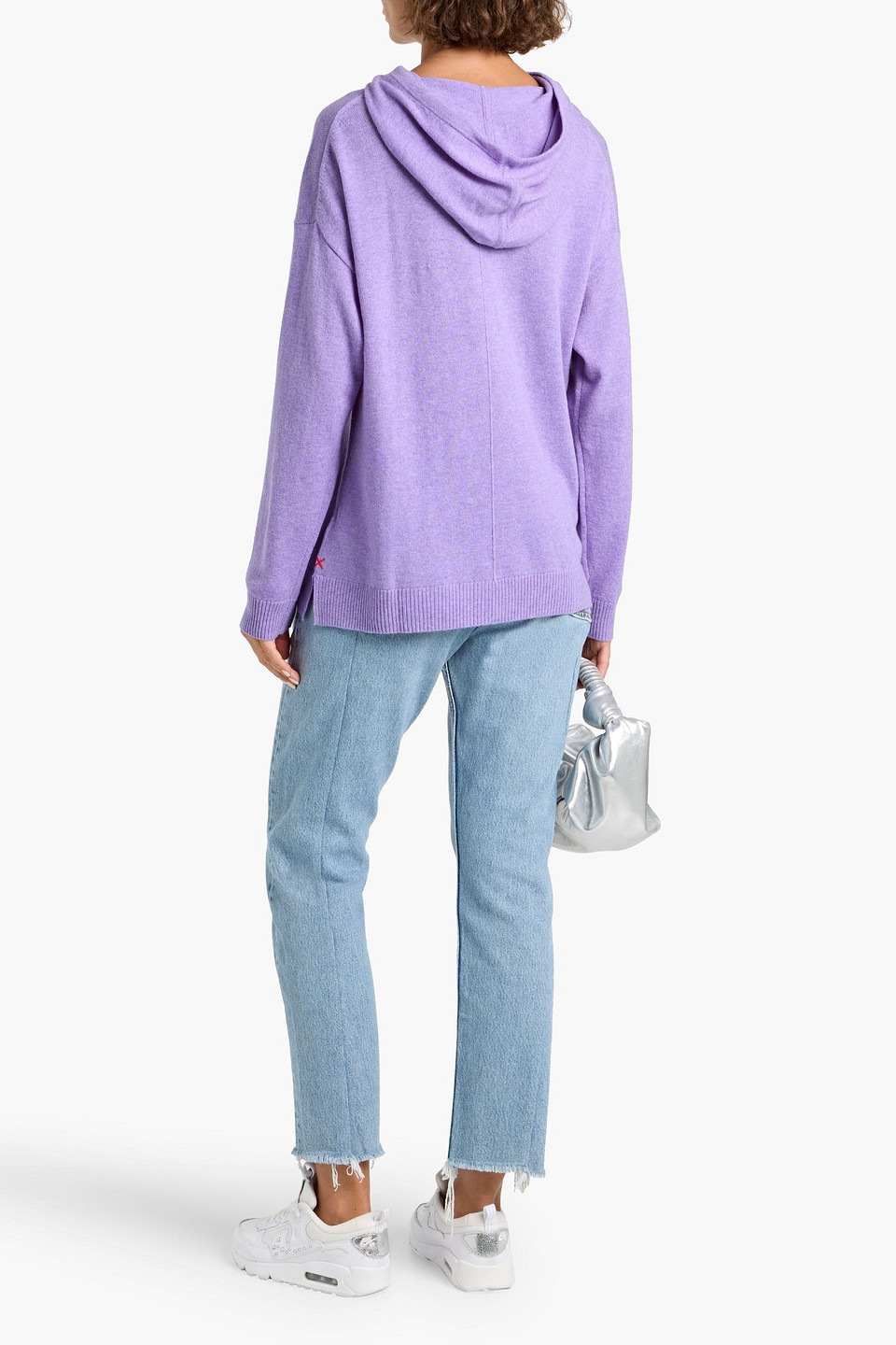 Chinti & Parker Wool And Cashmere-blend Hoodie In Purple