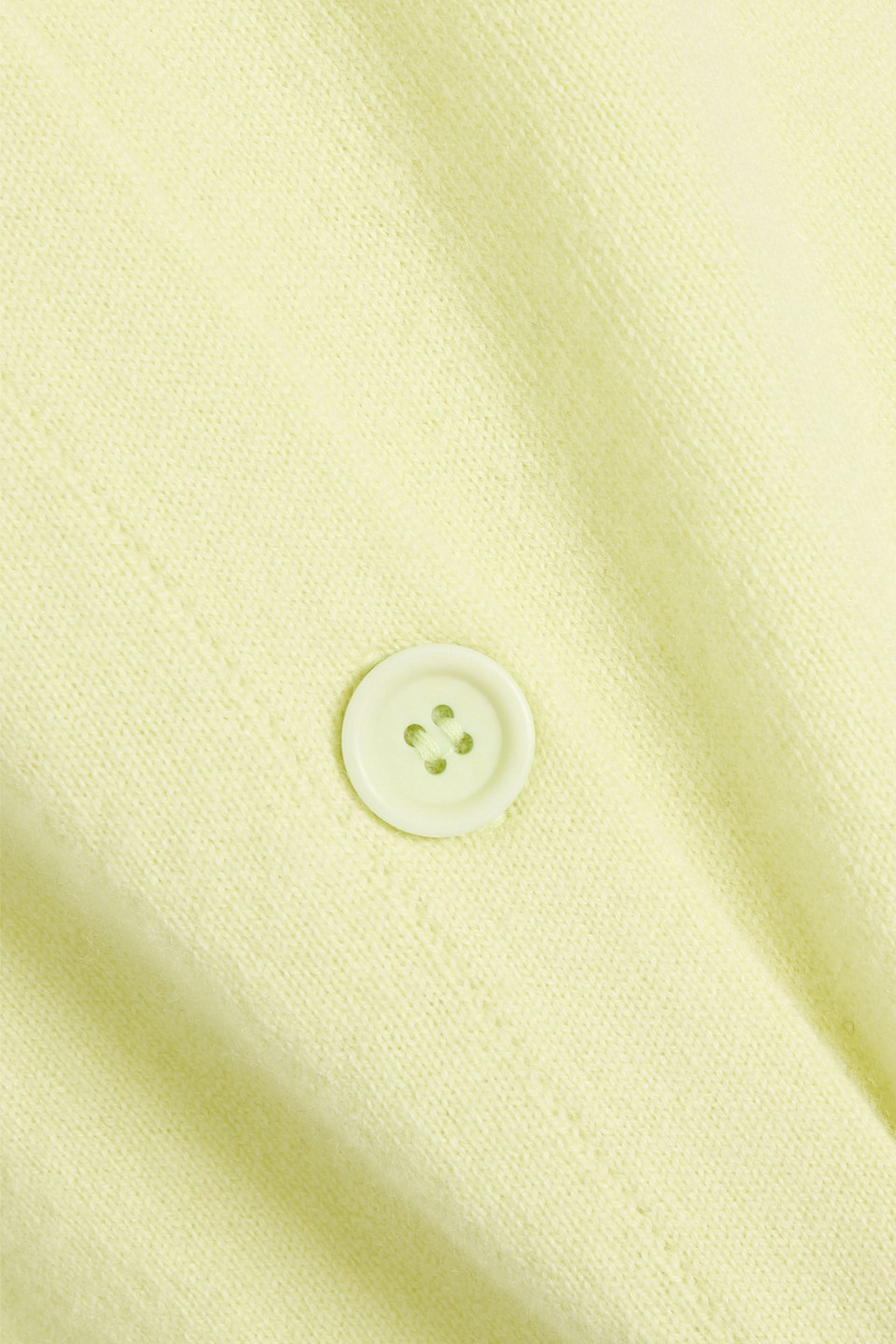 Chinti & Parker Wool And Cashmere-blend Cardigan In Yellow