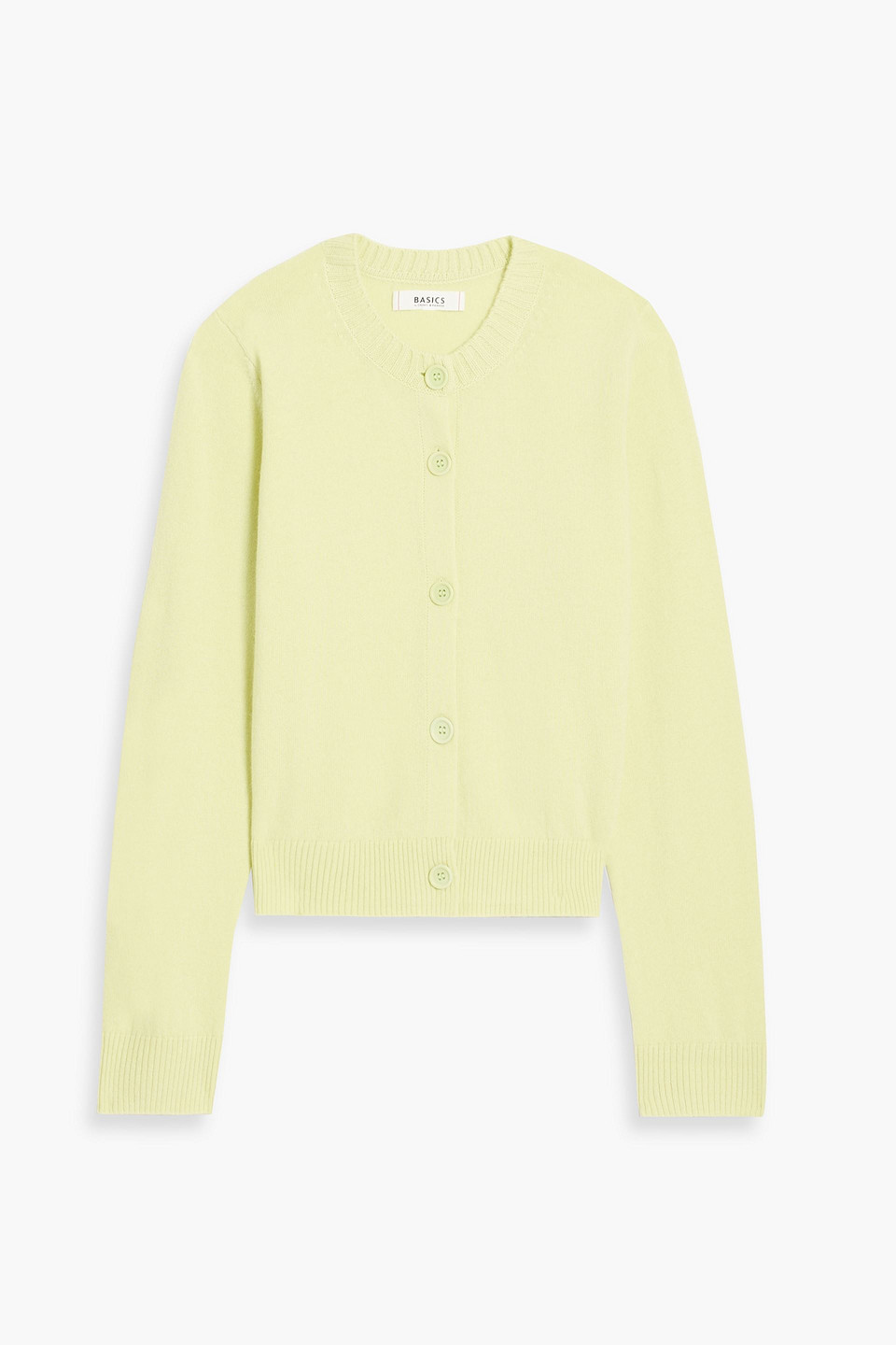 Chinti & Parker Wool And Cashmere-blend Cardigan In Yellow