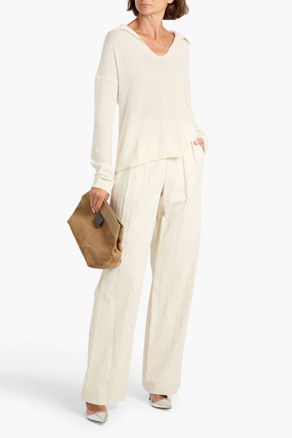CHINTI & PARKER Cashmere polo sweater