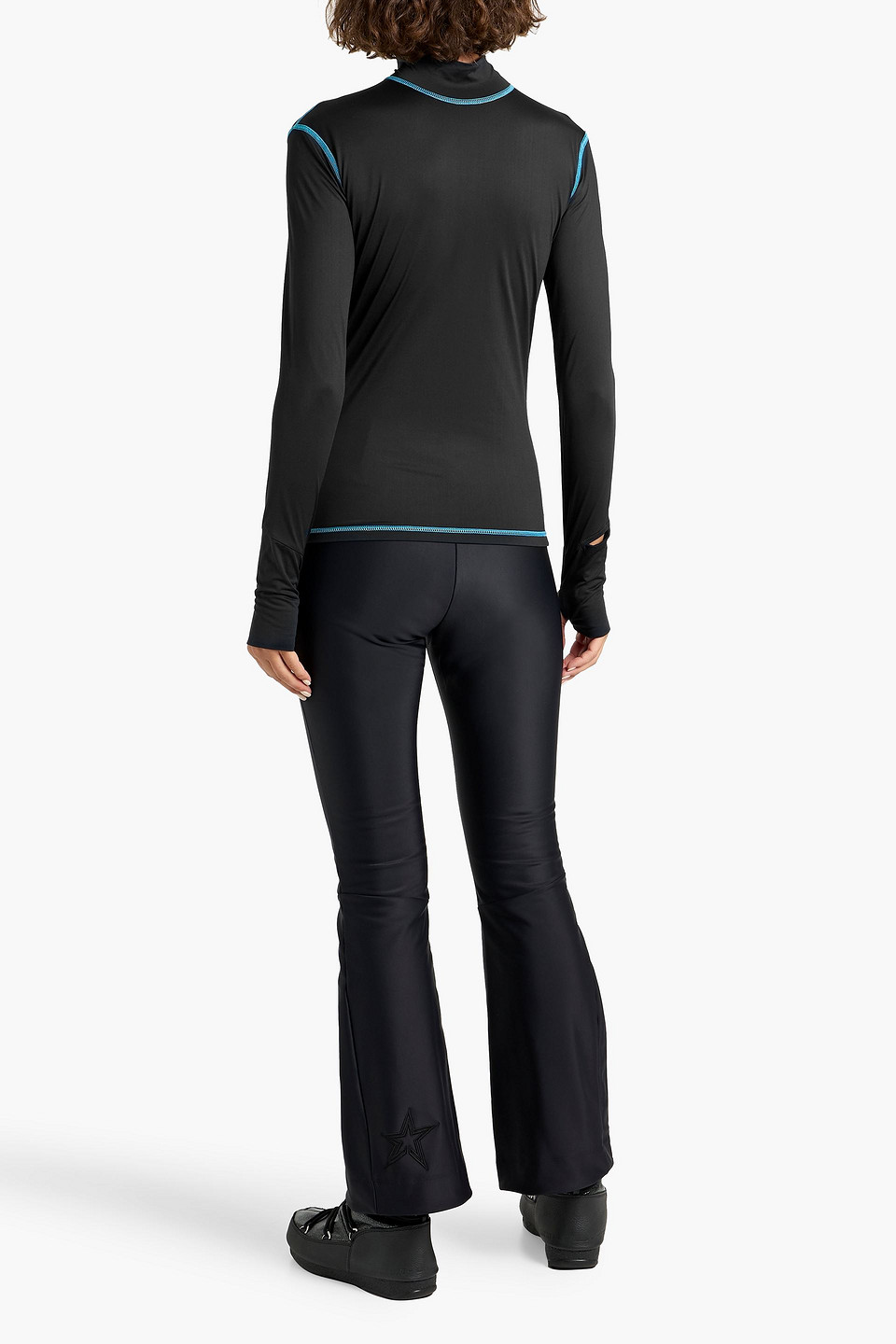 Aztech Mountain Stretch-jersey Base Layer In Black