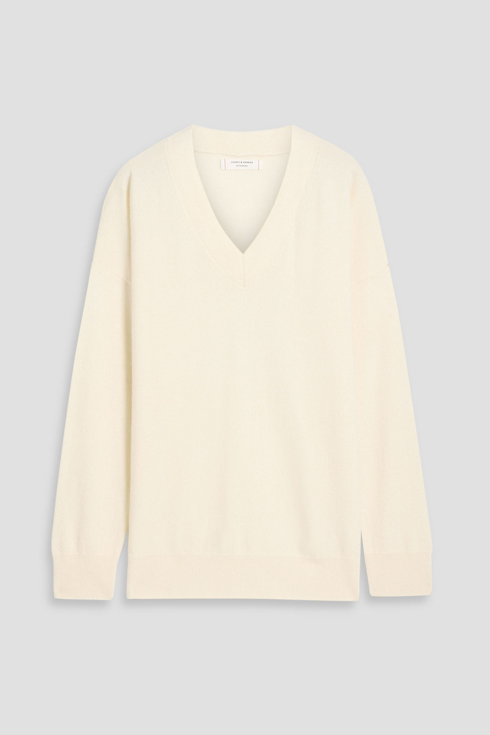 Chinti & Parker Cashmere Sweater In White