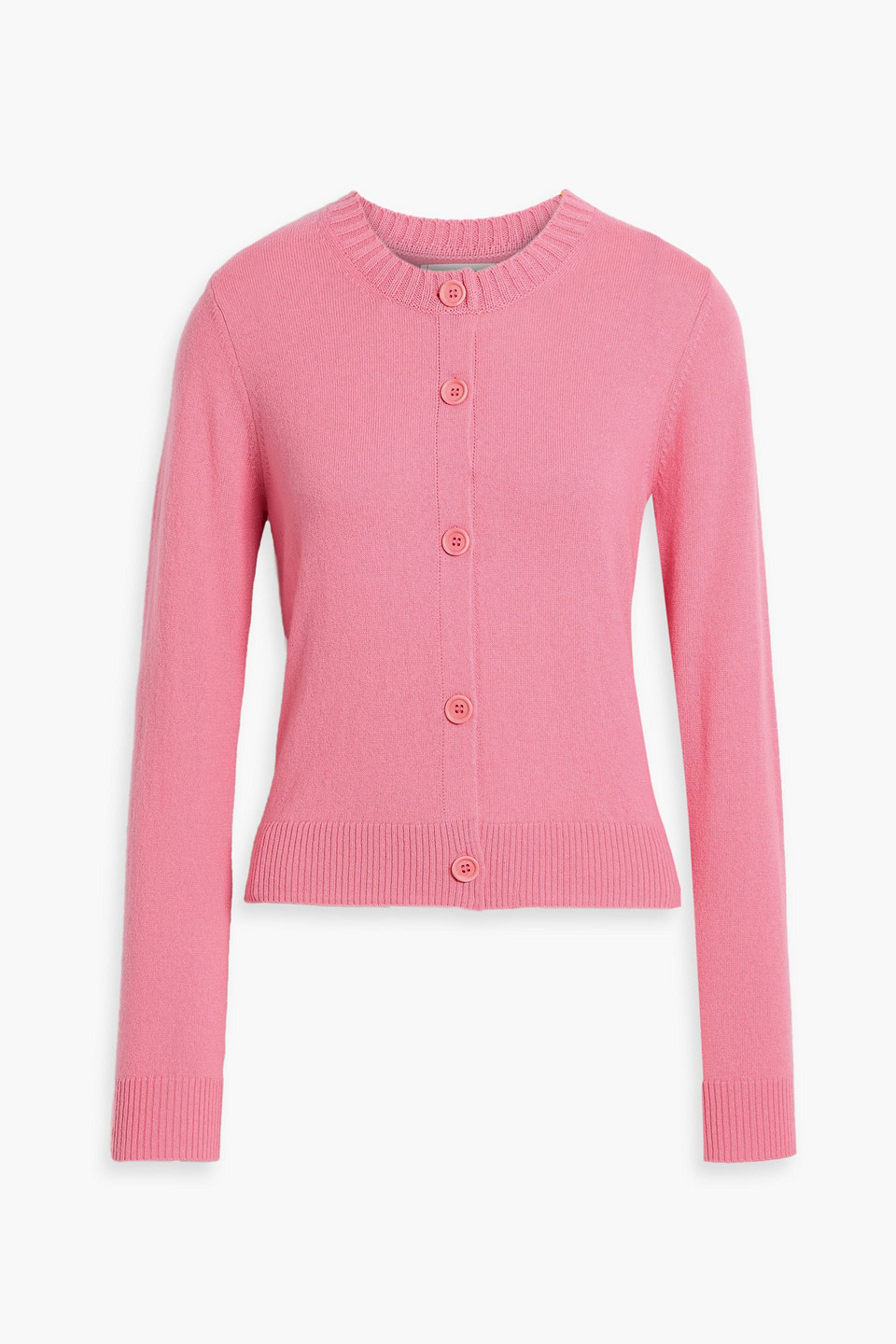 Chinti & Parker Wool And Cashmere-blend Cardigan In Pink
