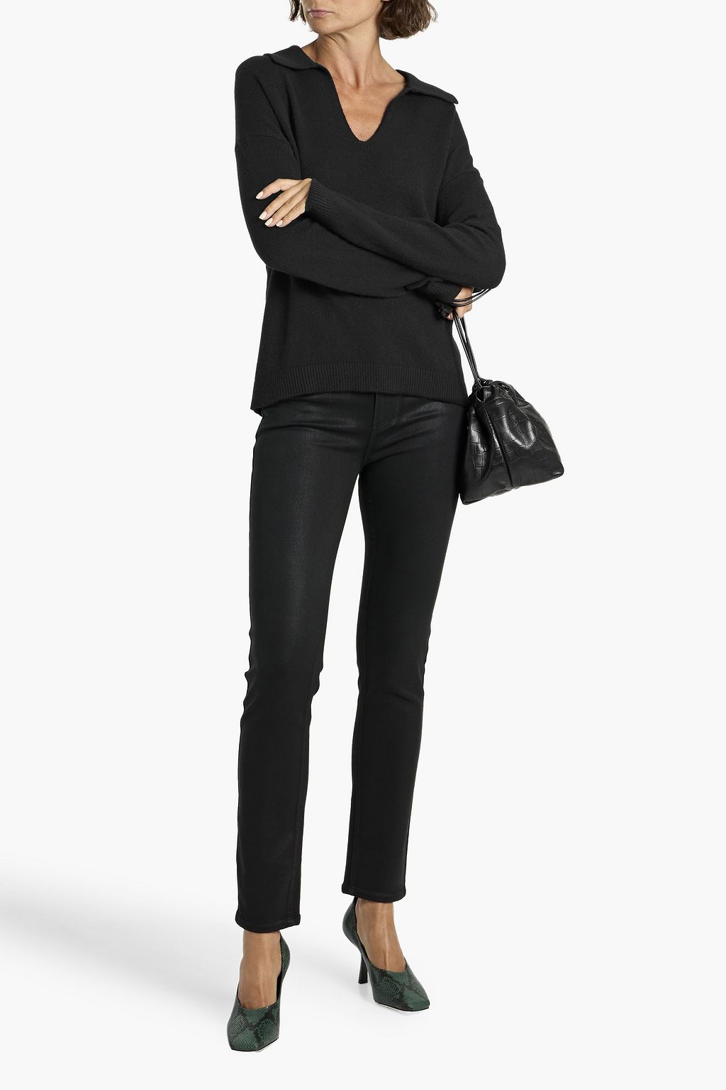CHINTI & PARKER Cashmere polo sweater