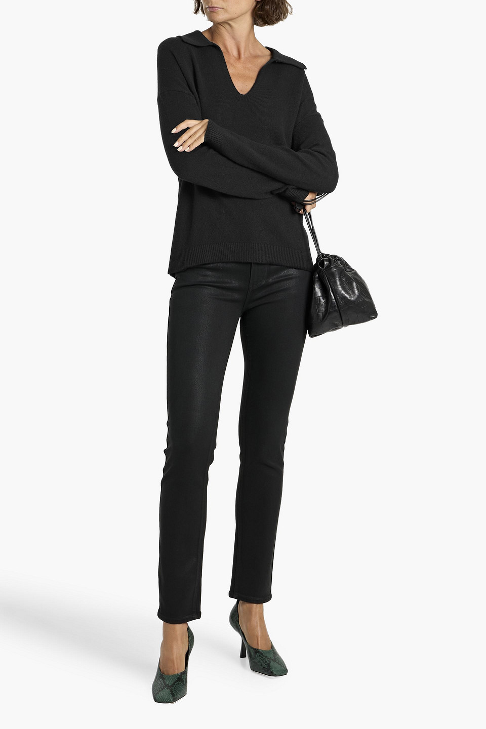 Chinti & Parker Cashmere Sweater In Black