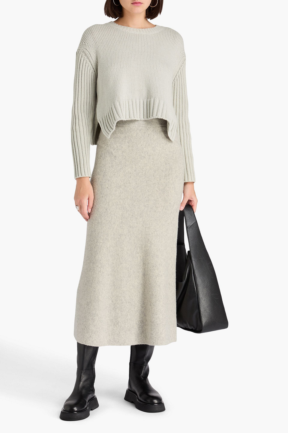  James Perse - Pullover Aus Einer Baumwollmischung - Grau - 0 
