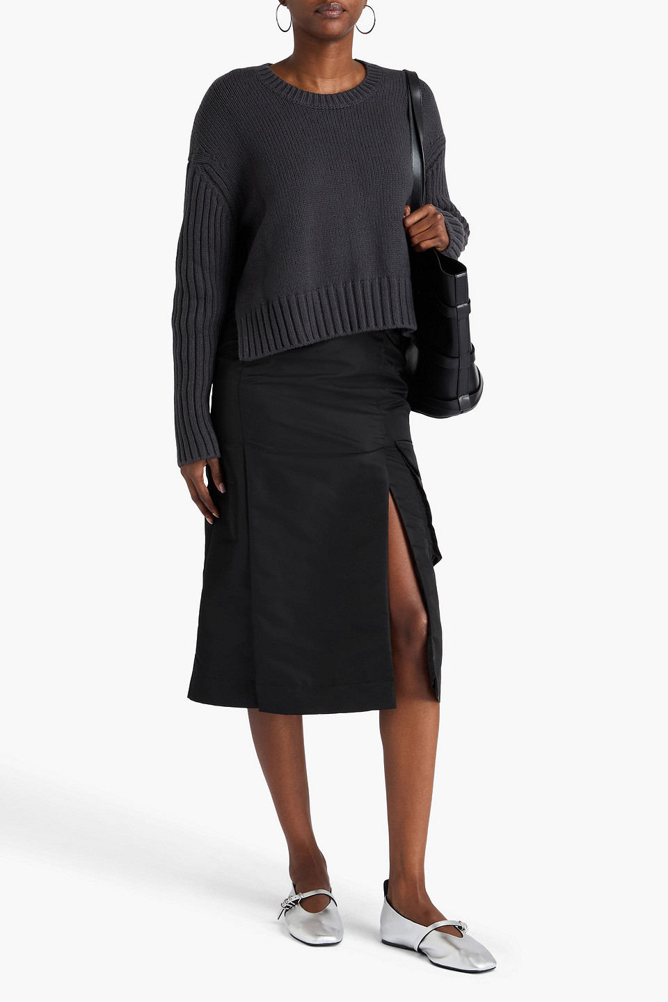  James Perse - Pullover Aus Einer Baumwollmischung - Grau - 1 