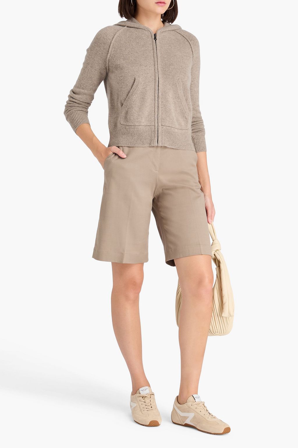 JAMES PERSE Cashmere zip-up hoodie