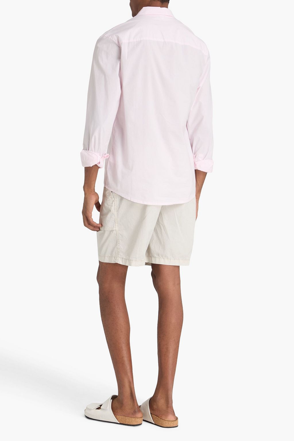 JAMES PERSE Stretch-cotton poplin shirt