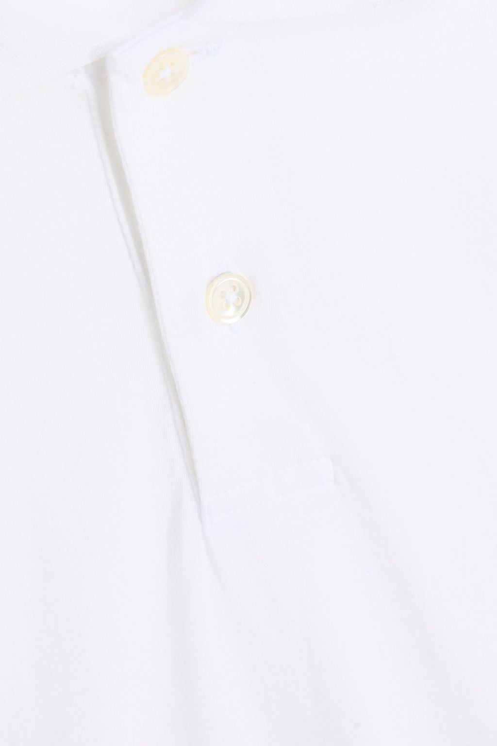 JAMES PERSE Lotus cotton-jersey polo shirt