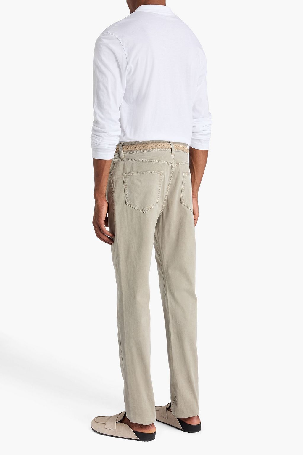 JAMES PERSE Lotus cotton-jersey polo shirt