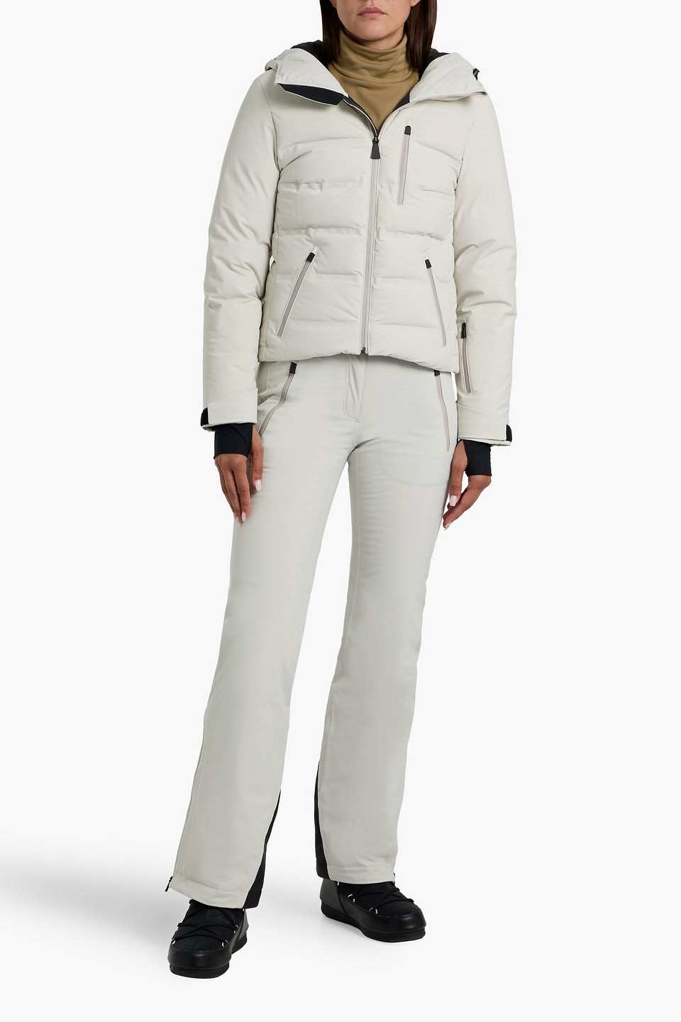  Aztech Mountain - Nuke Quilted Down Ski Jacket - Gray - It 44 