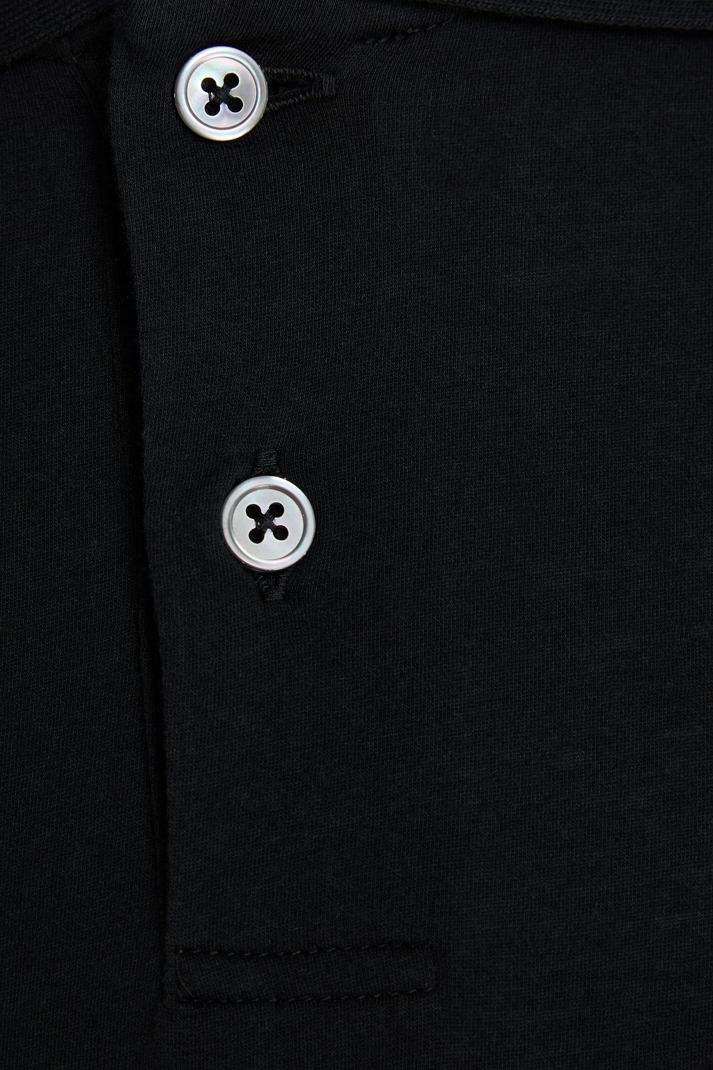 JAMES PERSE Lotus cotton-jersey polo shirt