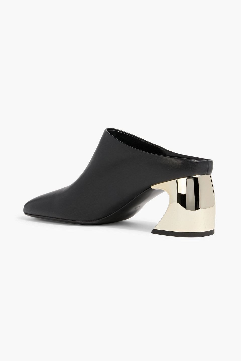 3.1 Phillip Lim Id Leather Mules In Animal Print