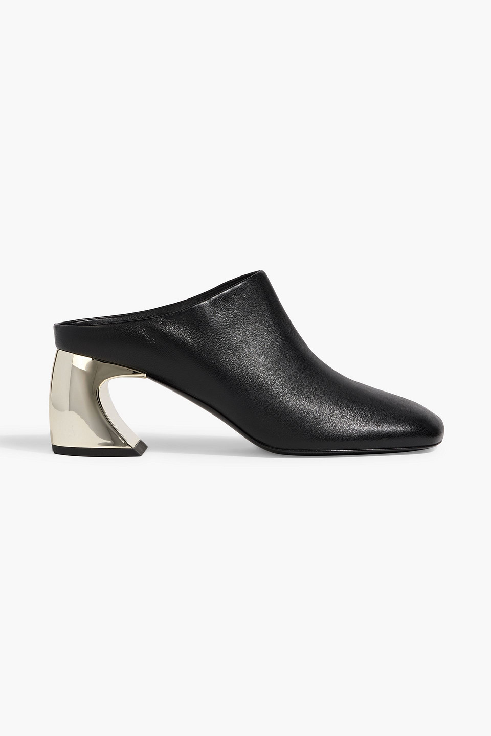 3.1 Phillip Lim Id Leather Mules In Animal Print