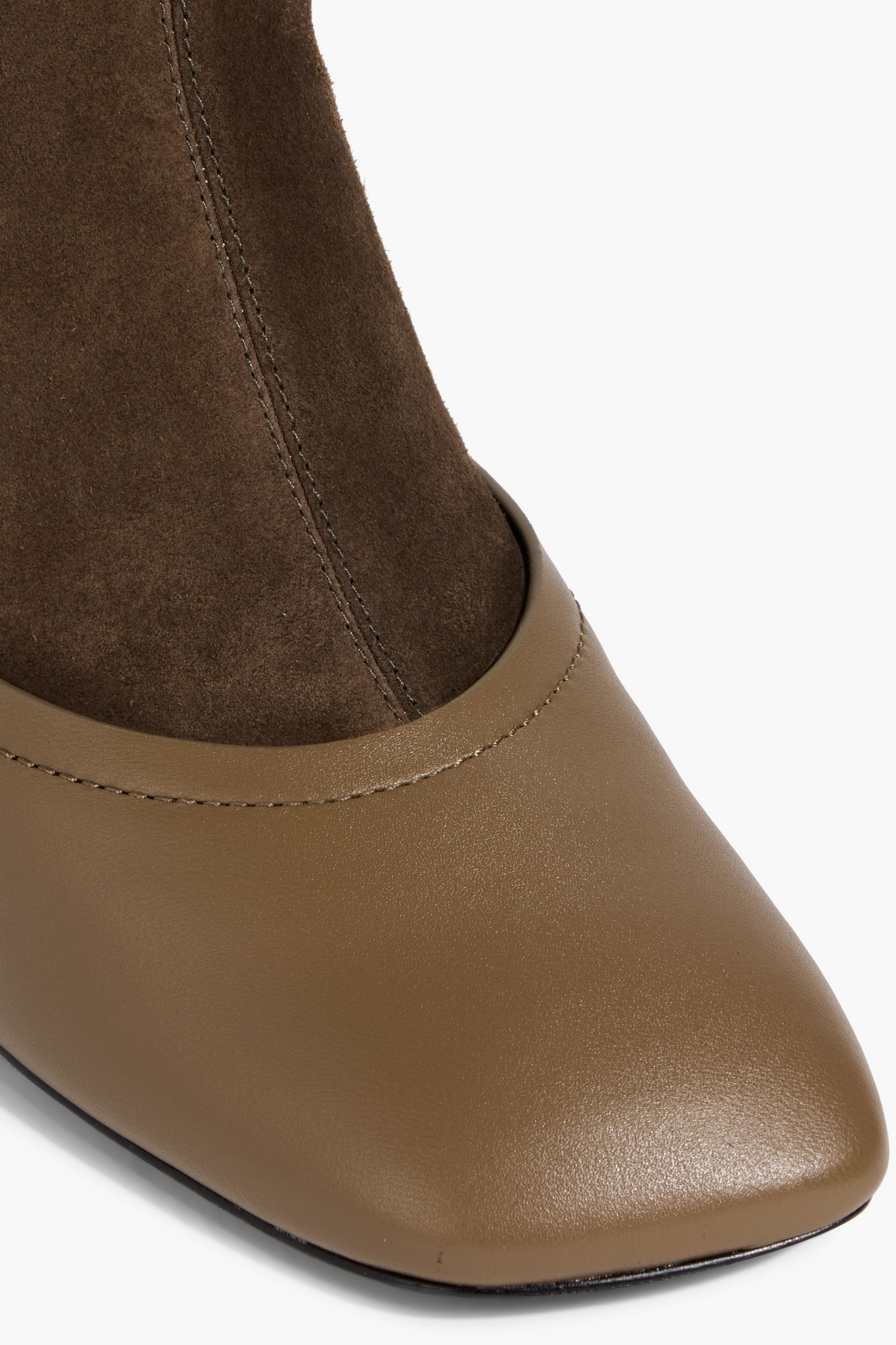 3.1 Phillip Lim ID suede and leather ankle boots thumbnail